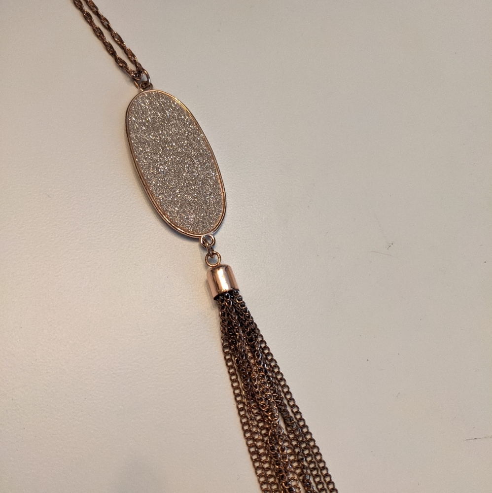 Rose Colored Necklace